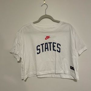Nike States Cropped Tee size large